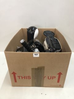 BOX OF COFFEE MACHINES