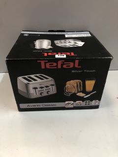 TEFAL SILVER TOUCH FOUR SLICE TOASTER