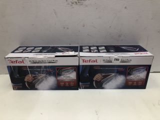 2 X TEFAL ULTRAGLIDE ANTI-CALC PLUS IRONS