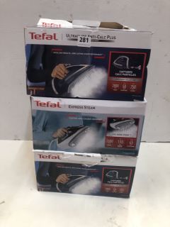 3 X TEFAL IRONS INC EXPRESS STEAM