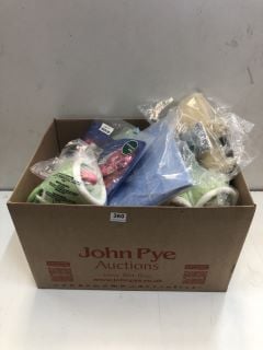 BOX OF ITEMS INC PLUSHIES TEDDY