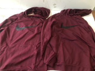 2 X NIKE MEN'S HOODIES UK SIZE: M