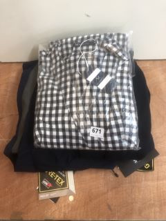 3 X CREW CLOTHING ITEMS INC QUARTER ZIP SIZE: L