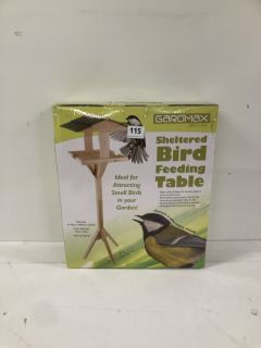 GARDMAX BIRD CARE SHELTERED BIRD FEEDING TABLE