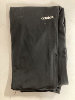 PAIR OF ADIDAS JOGGERS IN BLACK - SIZE UK L