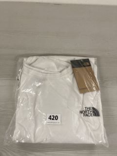 THE NORTH FACE SHORT SLEEVE TSHIRT IN WHITE 2XL