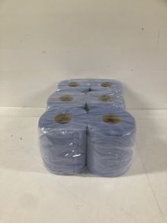 BOX OF STRIKE BLUIE CENTREFEED TOWELS 2 PLY EMBOSSED