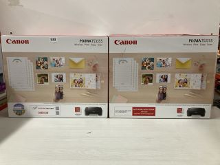 2 X CANON PIXMA TS3355 WIRELESS PRINTERS