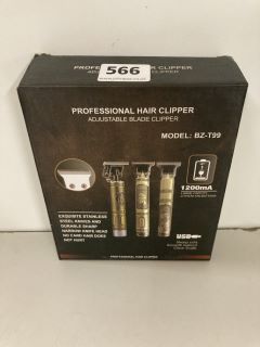 PROFESSIONAL HAIR CLIPPER WITH ADJUSTABLE CLIPPER BLADE - MODEL BZ-T99