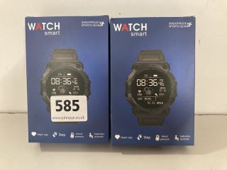 2 X WATCH SMART SWEATPROOF SPORTS GEAR WATCHES