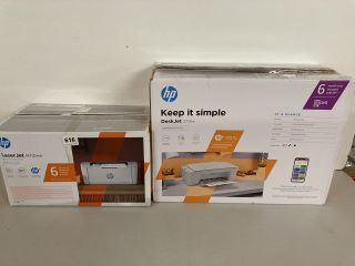 2 X ASSORTED HP PRINTERS TO INCLUDE DESKJET 2710E