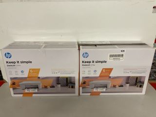 2 X HP DESKJET 2710E PRINTERS