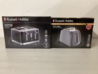 2X ASSORTED ITEMS INCL. INSPIRE BLACK 4 SLICE TOASTER