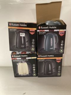 4 X RUSSELL HOBBS KETTLES