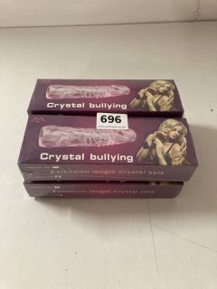 2 X CRYSTALL BULLYING 7CM ADULT TOY (18+ ID REQUIRED)