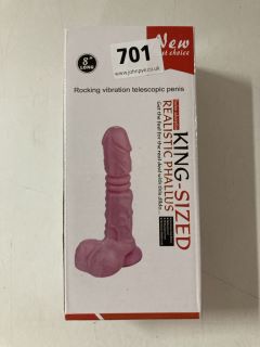 KING SIZE ROCKING VIBRATION TELESCOPIC ADULT TOY (18+ ID REQUIRED)