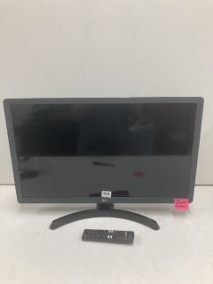 LG 28" TV MODEL LG28TQ515S (WITH STAND, NO POWER LEAD, WITH REMOTE, UNTESTED)