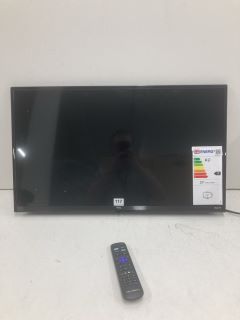 TCL 32" TV MODEL 32RS530KX7 (NO POWER LEAD, NO STAND, WITH REMOTE, POWER FAULT)