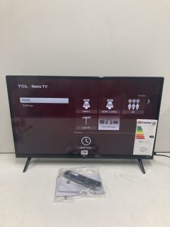 TCL 32" TV MODEL 32RS530KX7 (WITH POWER LEAD, WITH STAND, WITH REMOTE)