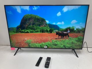 SAMSUNG 43" TV MODEL UE-43CU7100 (WITH STAND, REMOTE AND POWER LEAD)