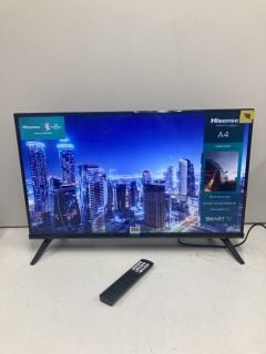 HISENSE 32" TV MODEL 32A4KTUK (WITH STAND, WITH POWER LEAD, WITH REMOTE)