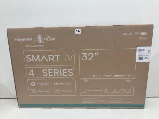 HISENSE 32" TV MODEL 32A4KTUK (SEALED)