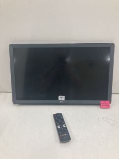 LG 24" TV MODEL 24TQ510S (NO STAND, NO POWER LEAD, WITH REMOTE, UNTESTED)