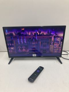 SHARP 24" TV MODEL 24FD7K (WITH STAND, WITH REMOTE, WITH POWER LEAD)