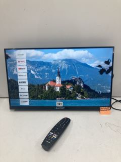 BLAUPUNKT 24" TV MODEL BA24H4382Q (WITH REMOTE, WITH POWER LEAD, NO STAND)