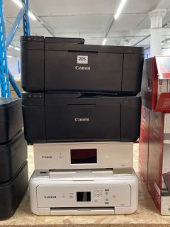 4 X ASSORTED CANON HOME PRINTERS TO INCLUDE TS8351