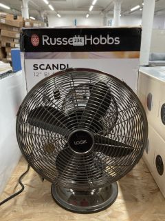 2 X DESK FANS TO INCLUDE RUSSELL HOBBS