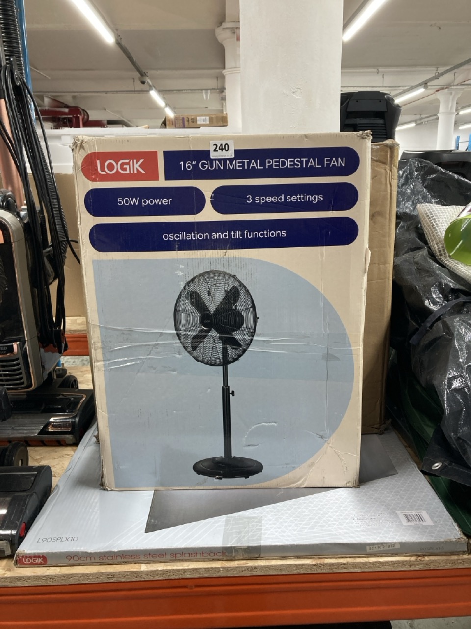 John Pye Auctions HOMEWARES TO INCLUDE A LOGIK PEDESTAL FAN