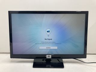 SAMSUNG 24" TV MODEL UE24N4300AE (WITH STAND, POWER LEAD AND REMOTE)