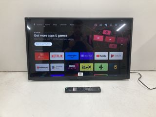 SONY 32" TV MODEL KD-32V800 (WITH POWER LEAD AND REMOTE, NO STAND)