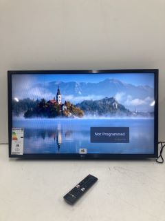 LG 32" TV MODEL 32LQ630B6LA (WITH POWER LEAD AND REMOTE, NO STAND, LINE ON SCREEN)