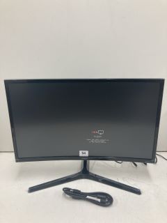 SAMSUNG 24" CURVED MONITOR MODEL S24C366EAU (WITH POWER LEAD AND STAND)