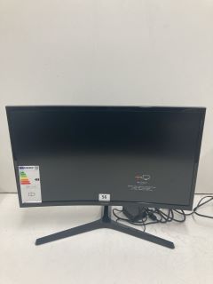 SAMSUNG 24" CURVED MONITOR MODEL S24C366EAU (WITH POWER LEAD AND STAND)