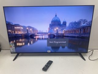 LG 43" TV MODEL 43LQ60006LA (WITH POWER LEAD, STAND AND REMOTE)