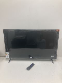 TCL 43" TV MODEL 43RP630KX7 (WITH STAND, REMOTE, NO POWER LEAD , SMASHED SCREEN)