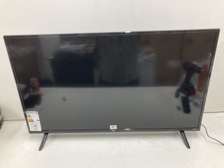 TCL 43" TV MODEL 43RP630K (WITH STAND, NO POWER LEAD, WITH REMOTE, POWER FAULT)