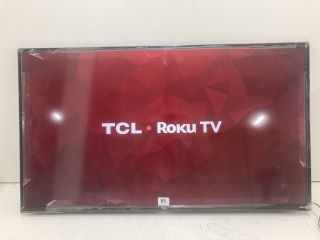 TCL 40" TV MODEL 40RS530K (NO STAND, NO POWER LEAD, NO REMOTE, SCRATCH ON SCREEN SCREEN)