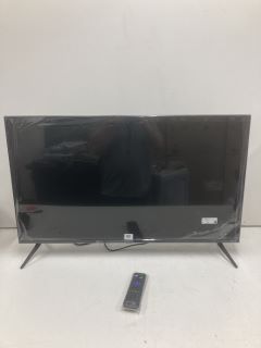 SHARP 40" TV MODEL 40FD7K (WITH POWER LEAD, WITH REMOTE AND STAND, SMASHED SCREEN)