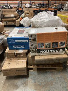 PALLET OF ITEMS INC EVOLUTION DISC CUTTER