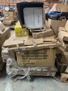 PALLET OF ITEMS INC PANTHER FABRIC OFFICE CHAIR