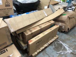 PALLET OF ASSORTED ITEMS INC BED FRAME