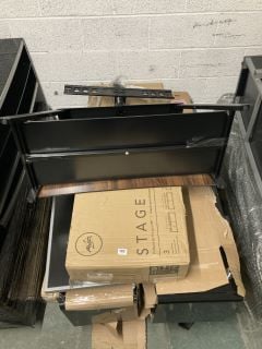 PALLET OF ASSORTED AFV STAGE TV STANDS