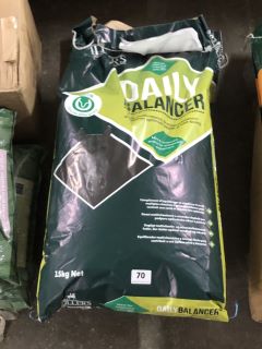 2X SPILLERS 15KG DAILY BALANCE HORSE FOOD