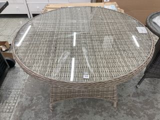 JOHN LEWIS RYE ROUND GARDEN DINING TABLE RRP £499