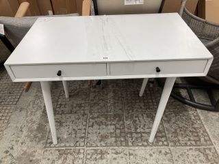 JOHN LEWIS SPINDLE DESK IN WHITE