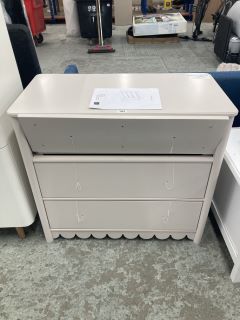 JOHN LEWIS HEM THREE DRAWER CHEST